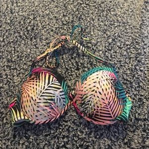 Multicolor Floral Bikini Top